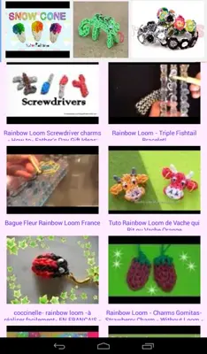 Rainbow Loom New Designs android App screenshot 1