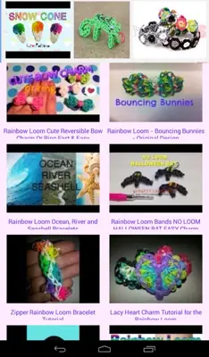 Rainbow Loom New Designs android App screenshot 3