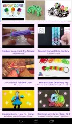 Rainbow Loom New Designs android App screenshot 6